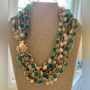 Kate Spade NY‎ Caledonia June Bug Side Pendant Multi Strands Necklace Rare